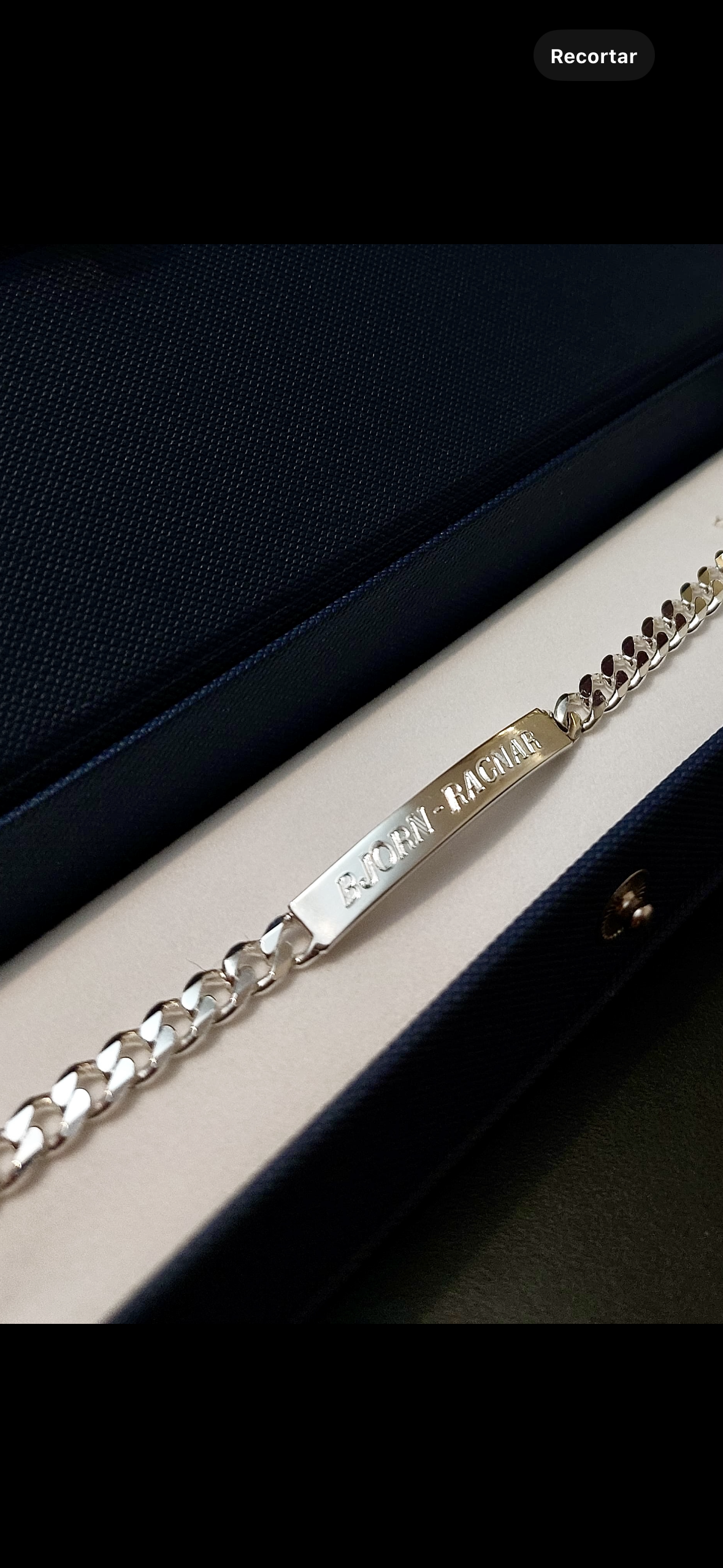 Pulsera grabada láser
