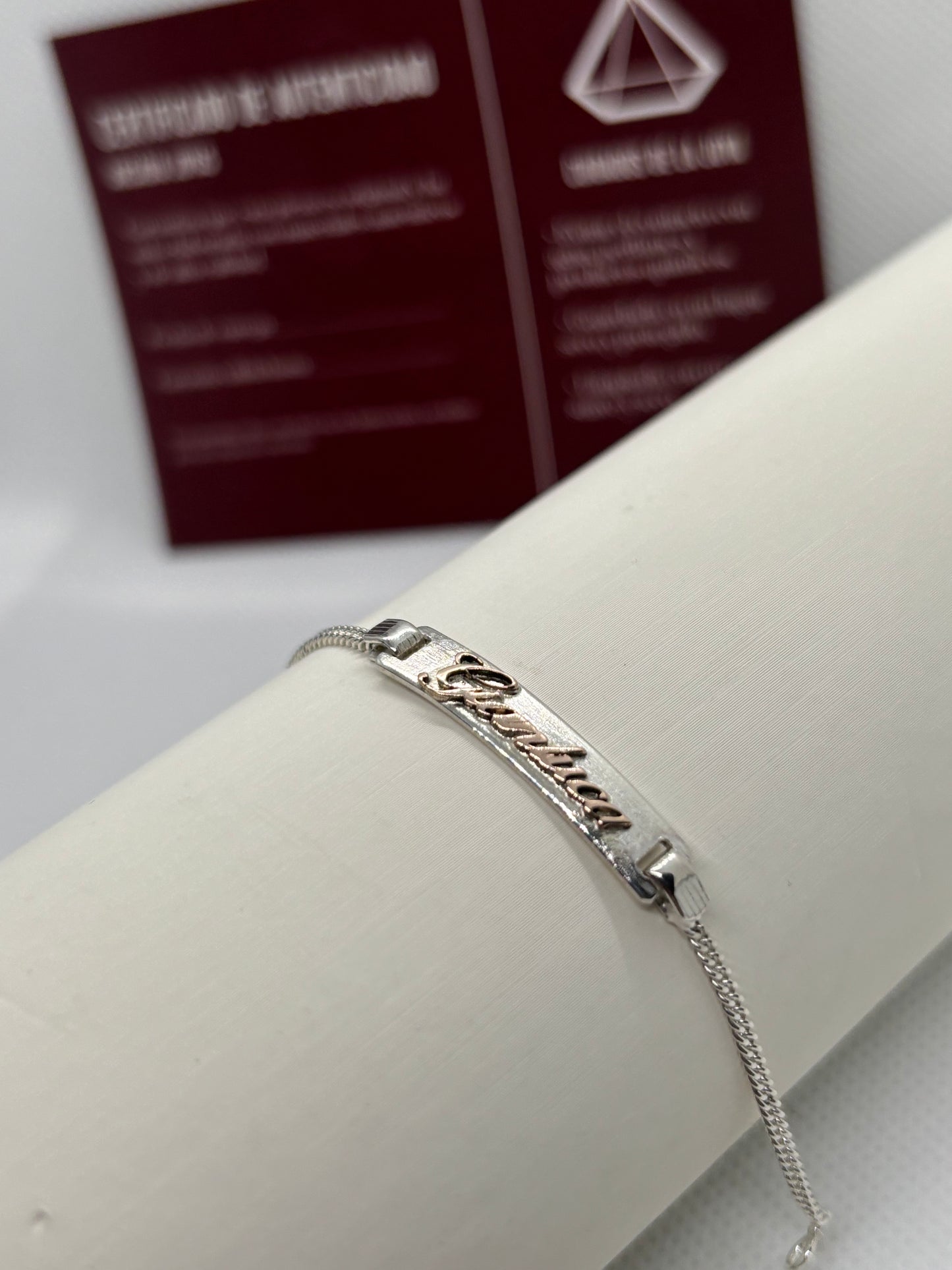 KIDS: Pulsera en plata y oro