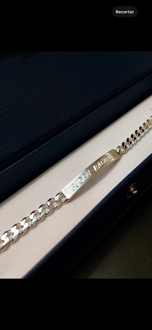 Pulsera grabada láser